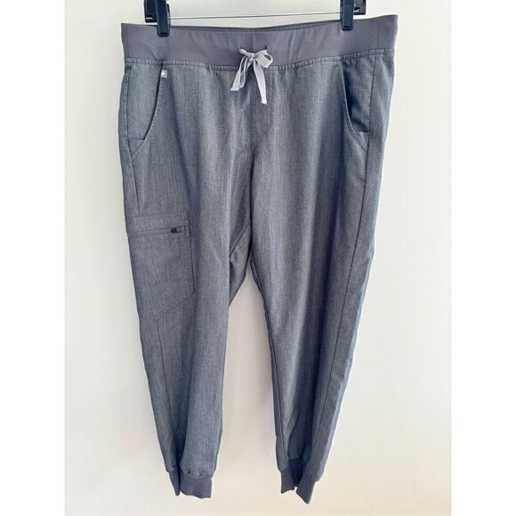Figs Zamora Cargo Jogger Scrub Pants, Women’s L/P, Gray - Picture 2 of 7